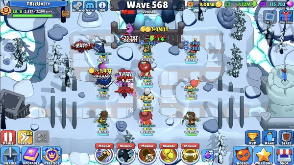 Изображение игры: Idle Hero TD