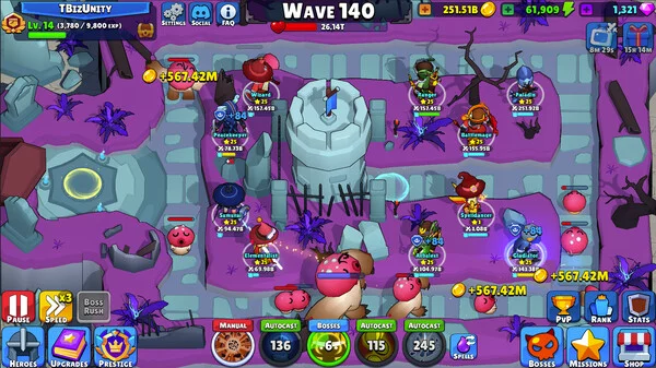 Изображение игры: Idle Hero TD