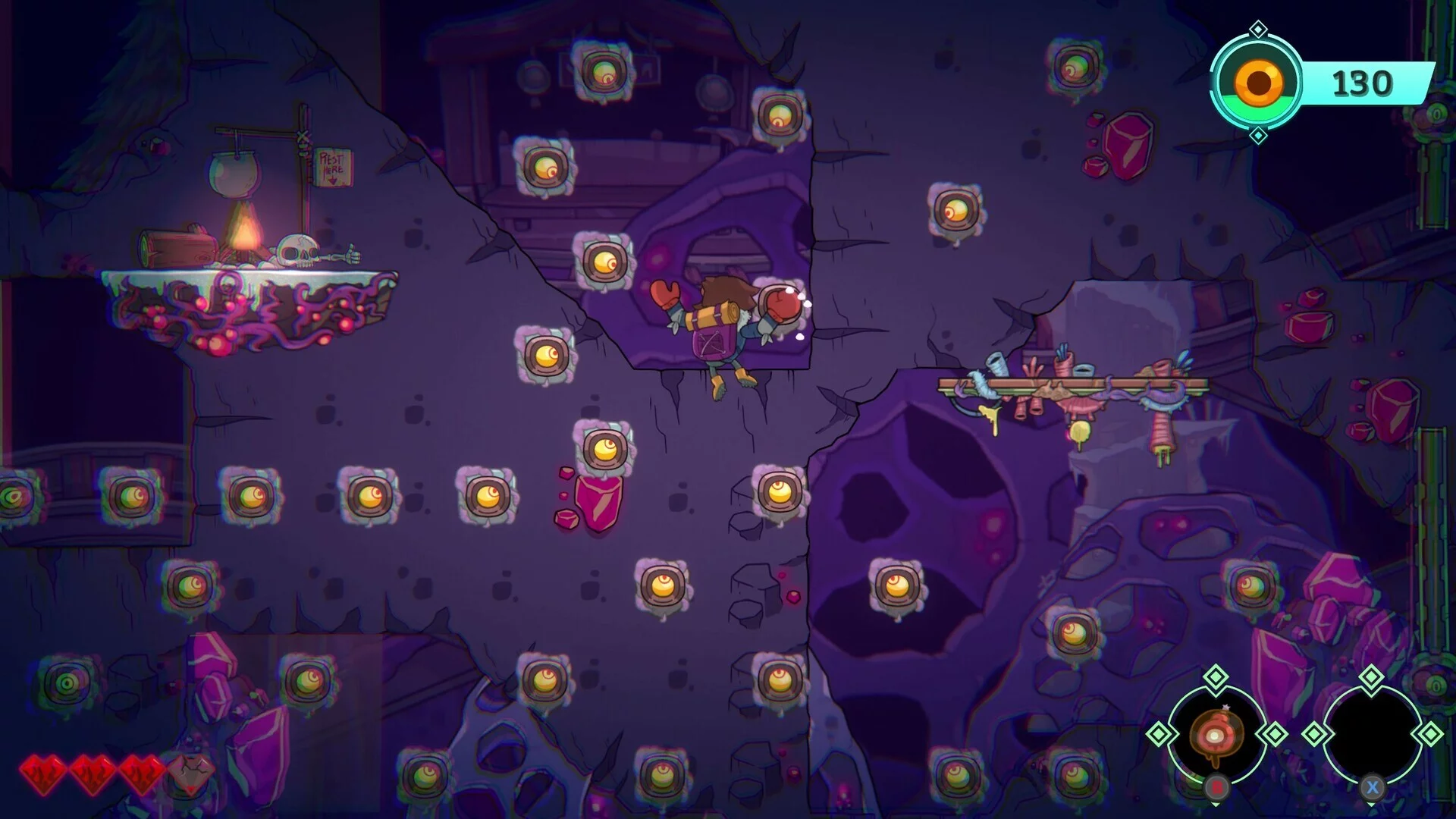 Изображение игры: Eldritch Climb: A Cursed Ascent