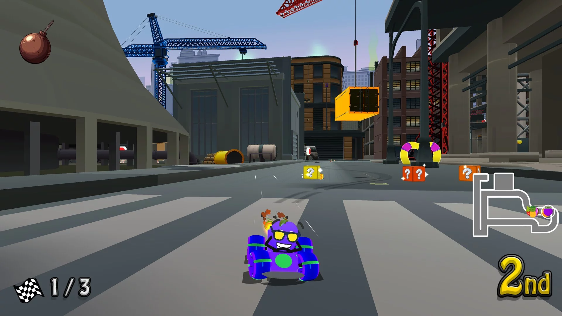 Изображение игры: Juiced Fruit Racing