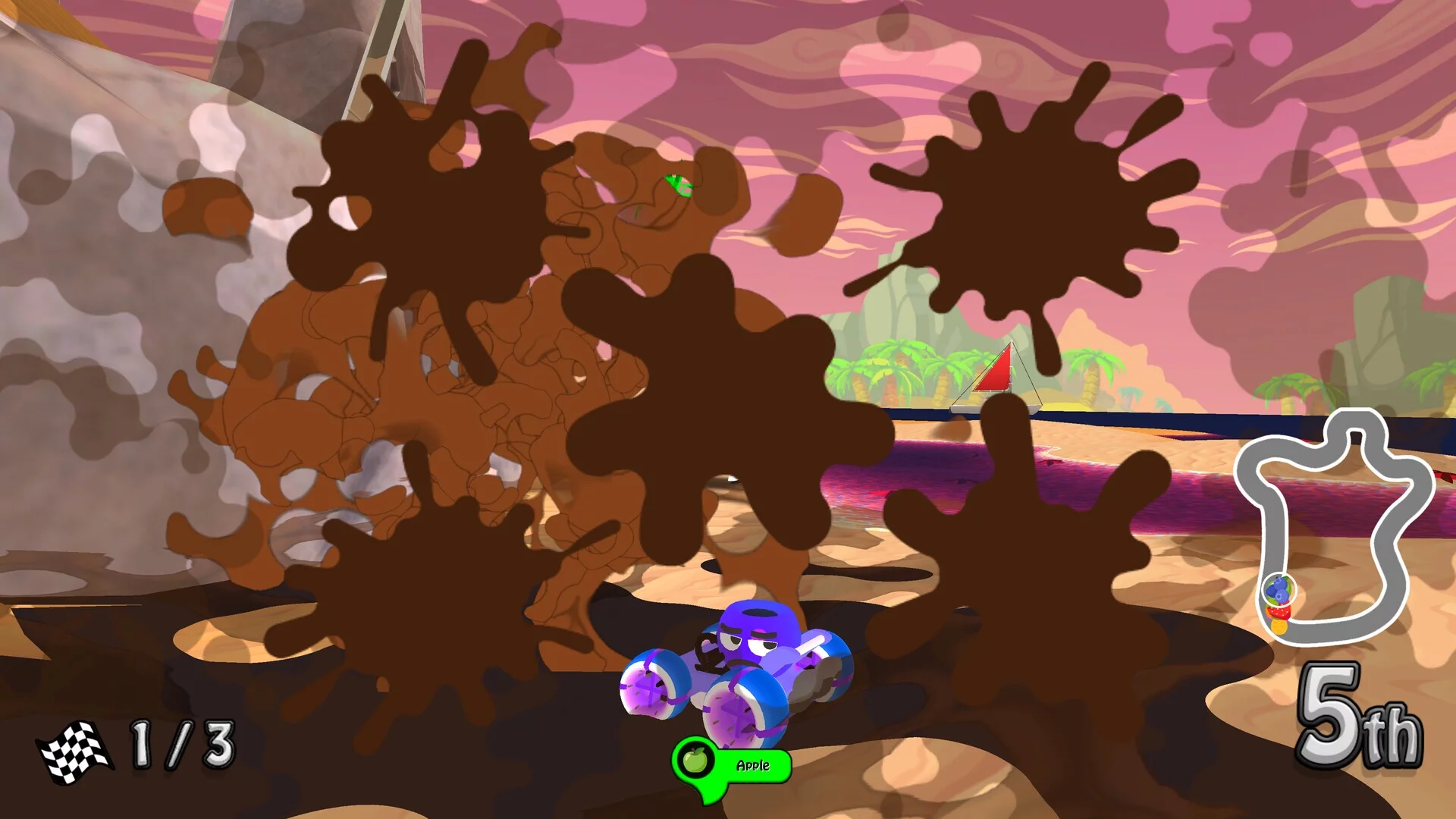 Изображение игры: Juiced Fruit Racing