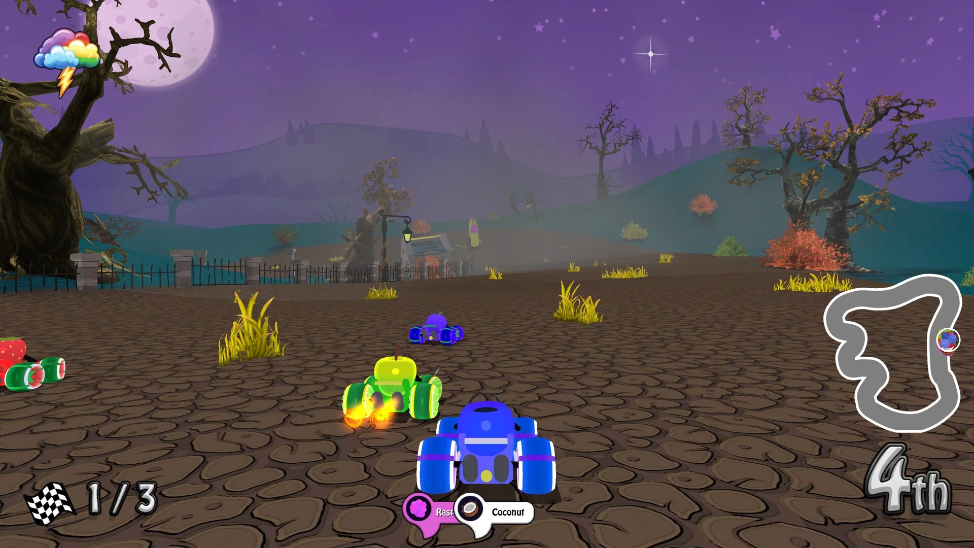 Изображение игры: Juiced Fruit Racing