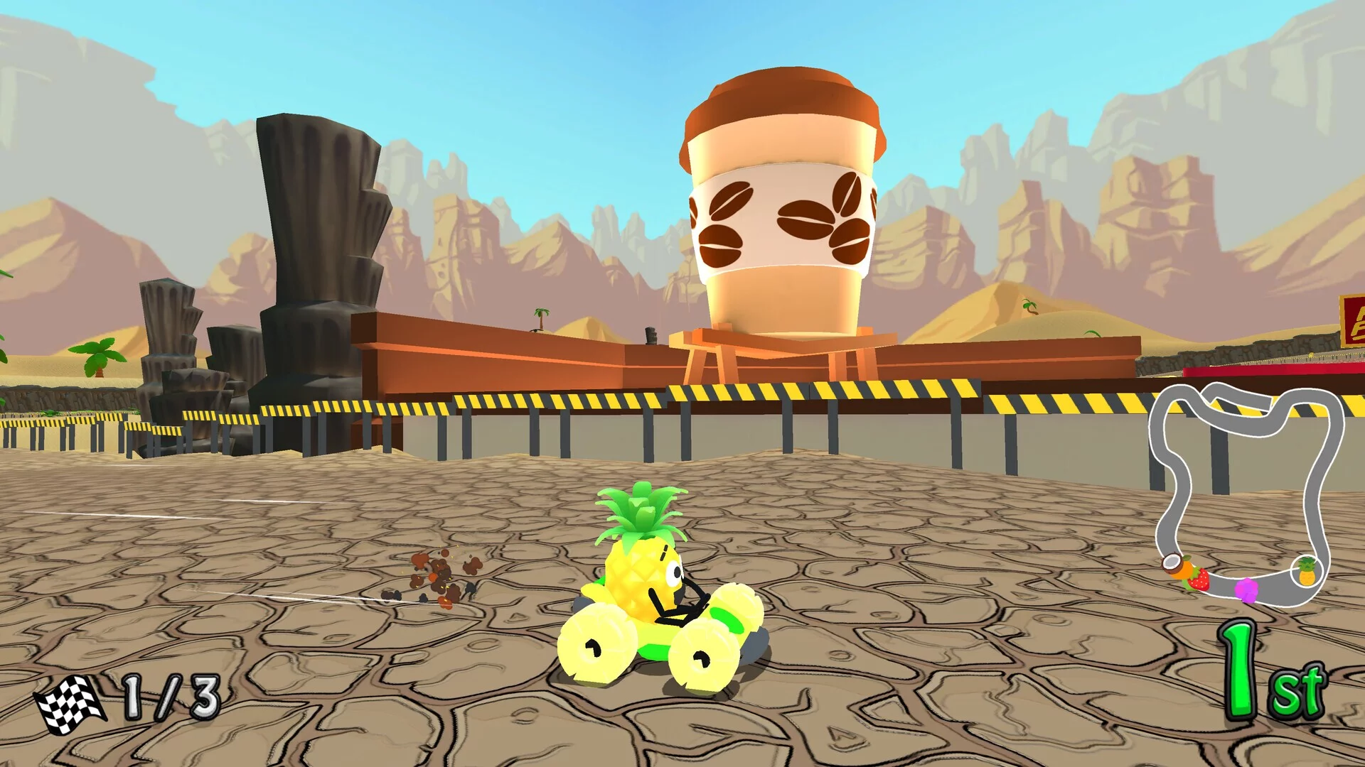 Изображение игры: Juiced Fruit Racing