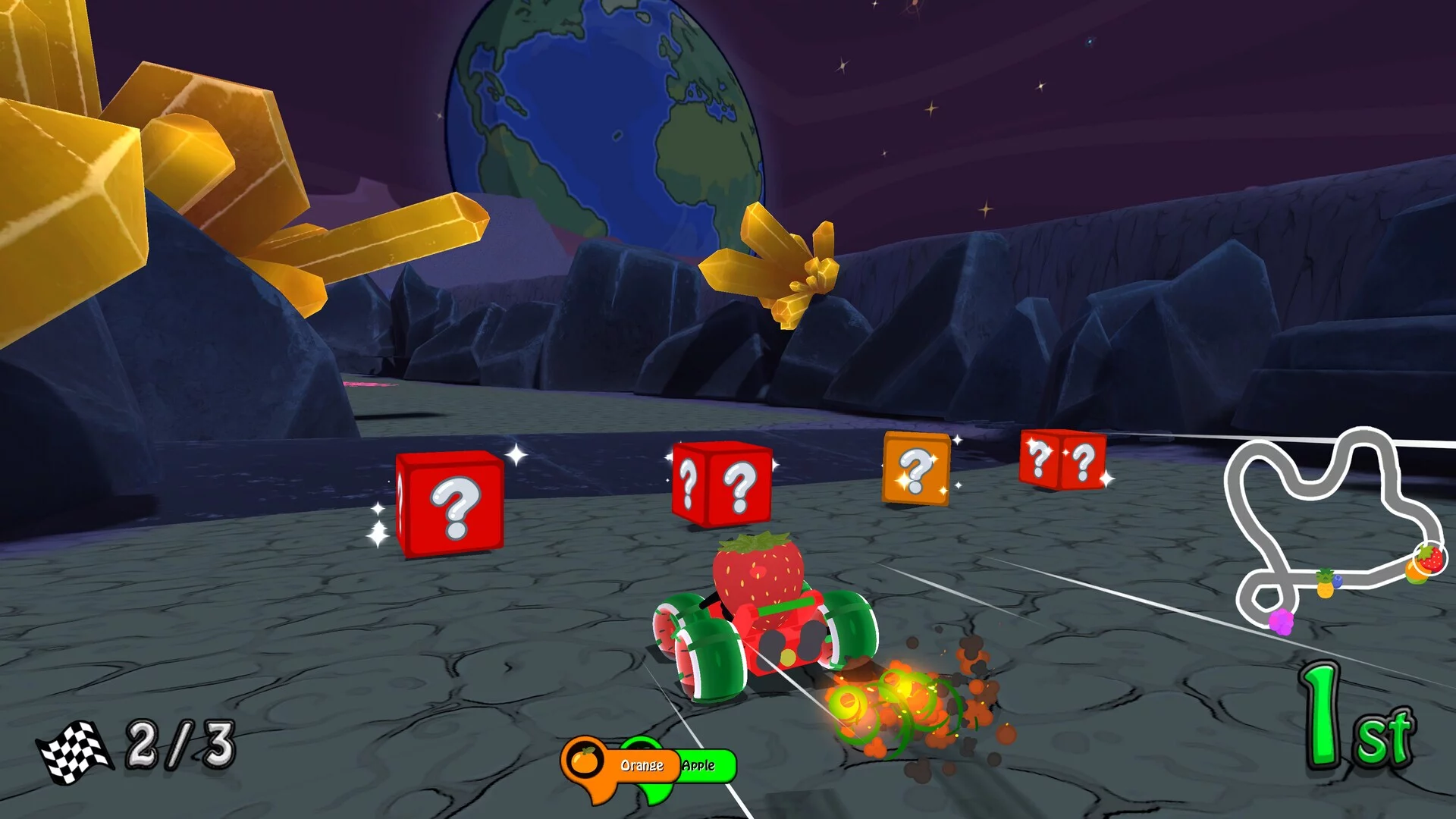 Изображение игры: Juiced Fruit Racing
