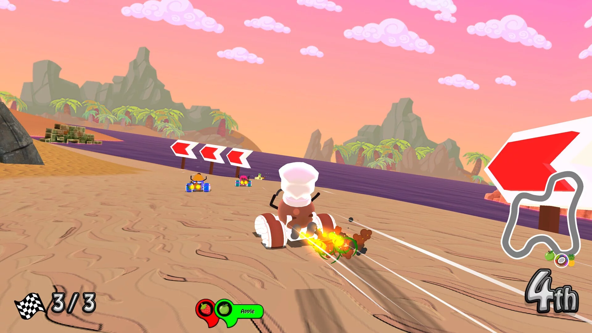 Изображение игры: Juiced Fruit Racing