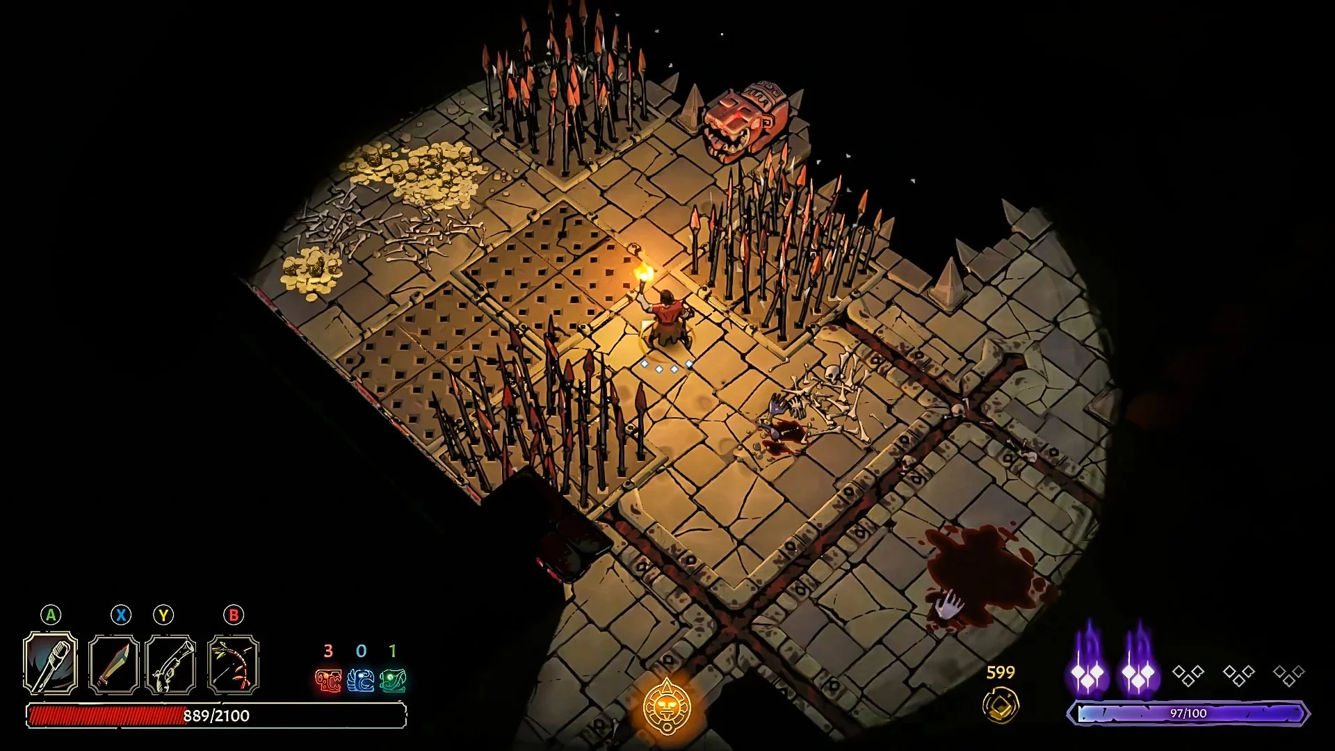 Изображение игры: Curse of the Dead Gods
