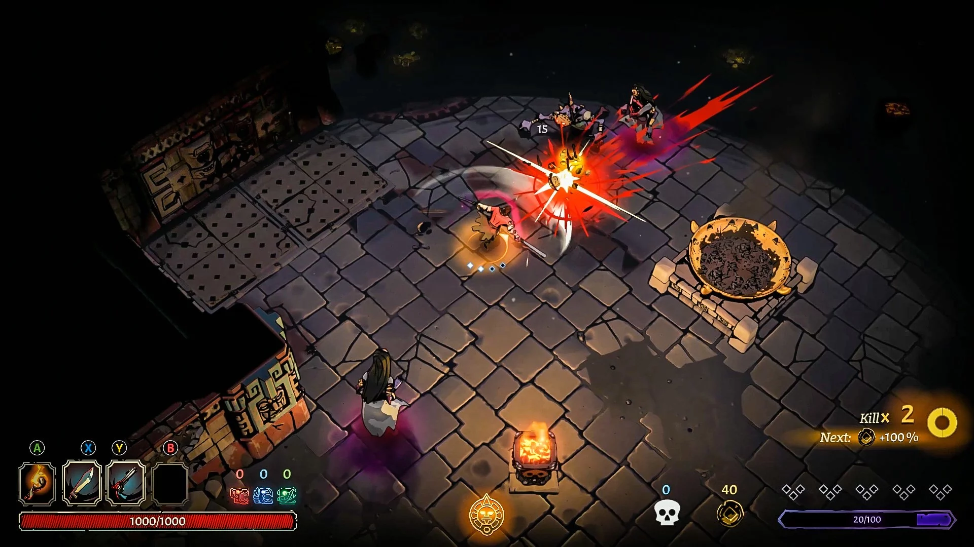 Изображение игры: Curse of the Dead Gods