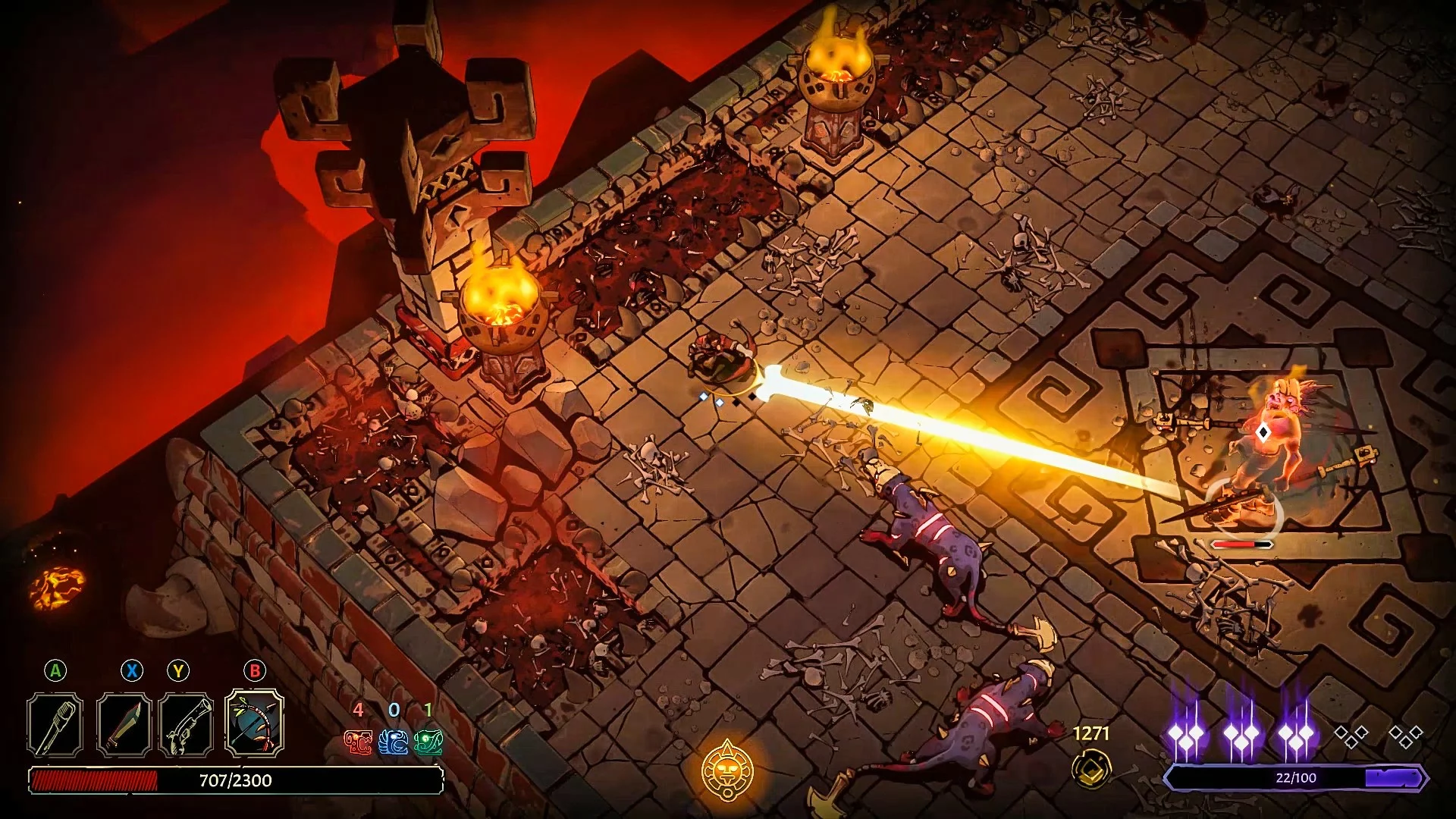 Изображение игры: Curse of the Dead Gods