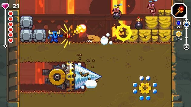 Изображение игры: Shovel Knight Dig