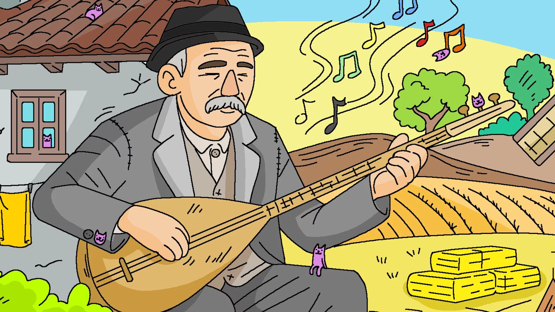 Изображение игры: 100 Cats Lost in Turkey Find & Color