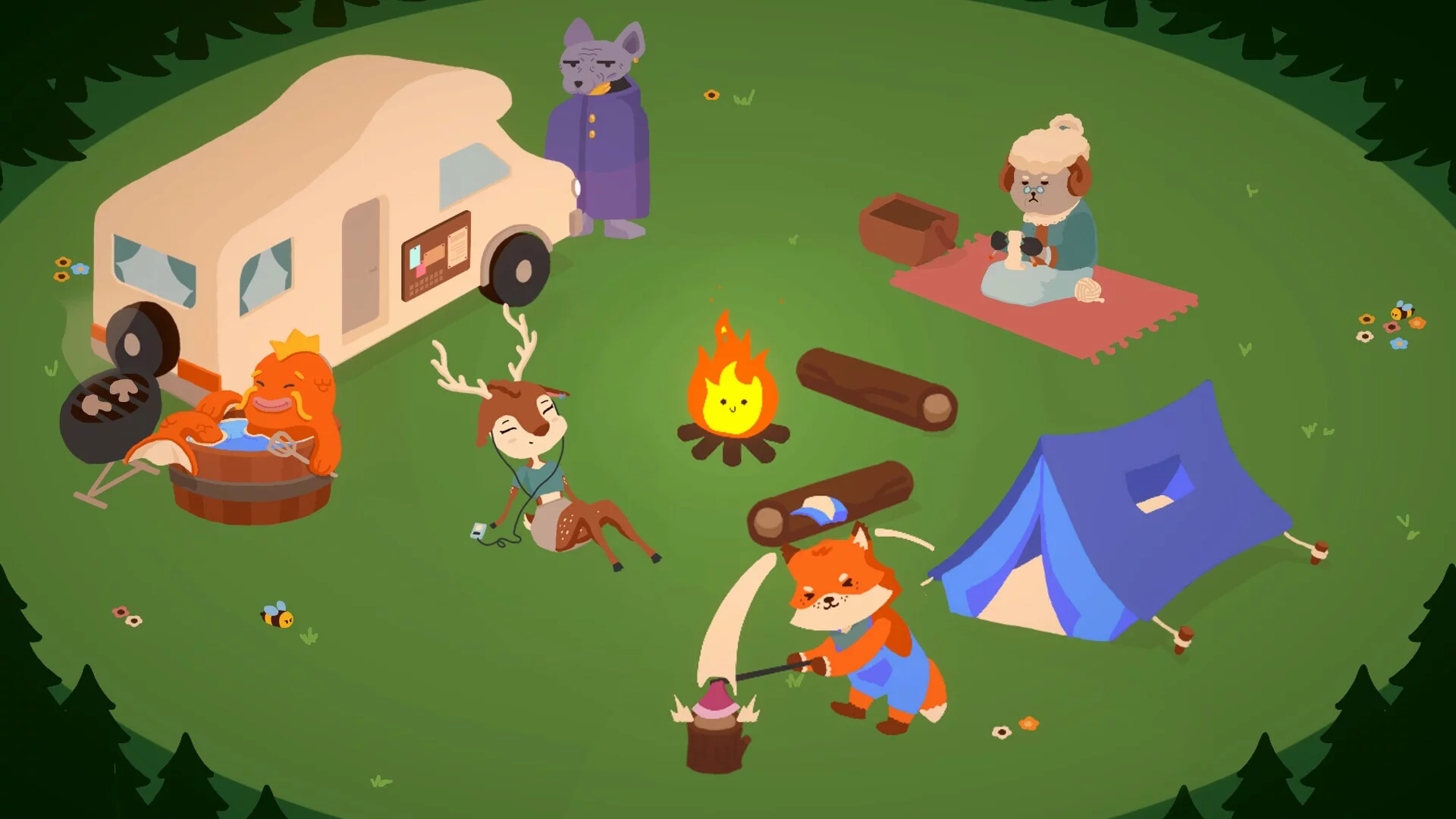 Изображение игры: Fire at Campsite