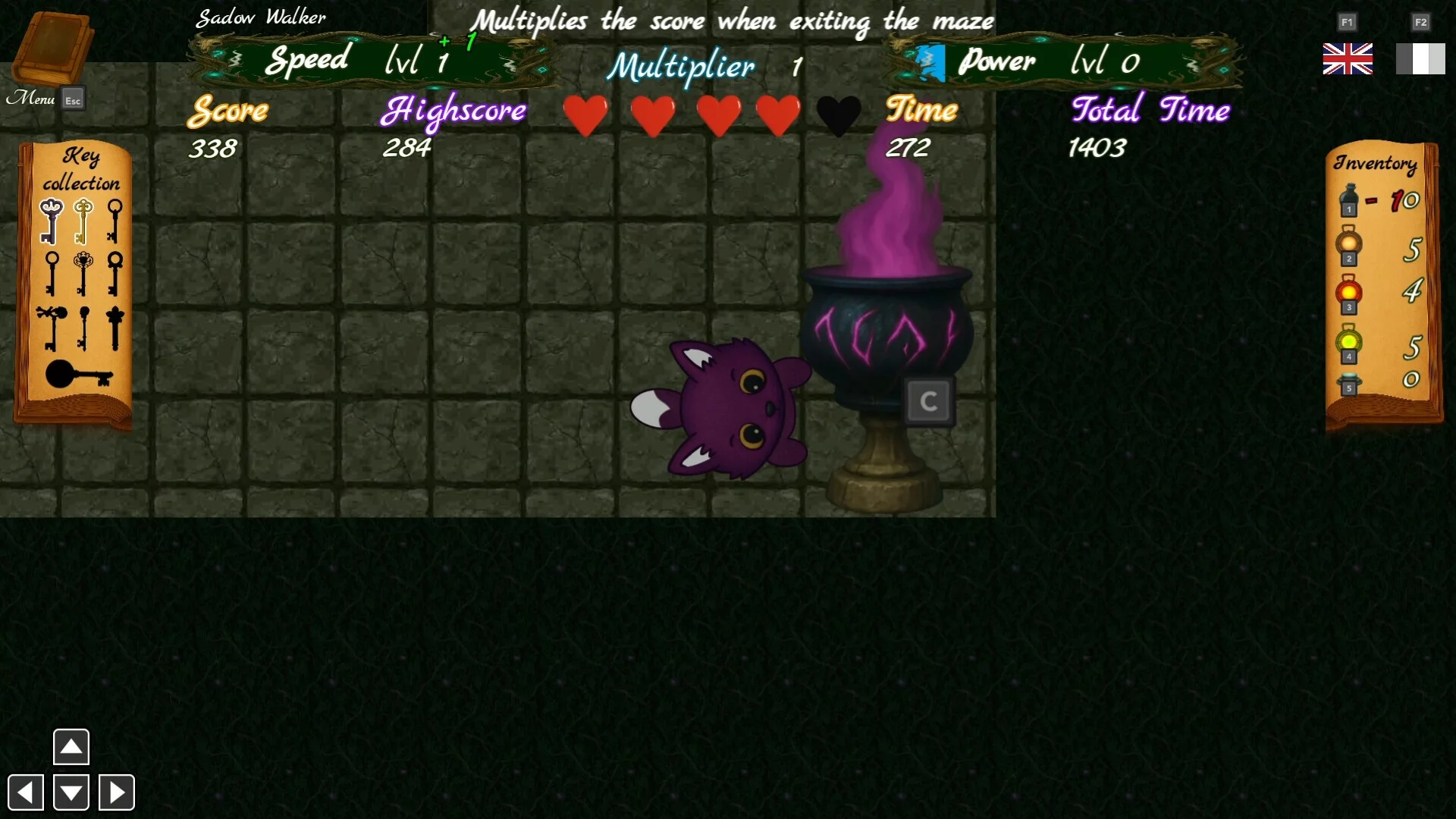 Изображение игры: Obscurinth