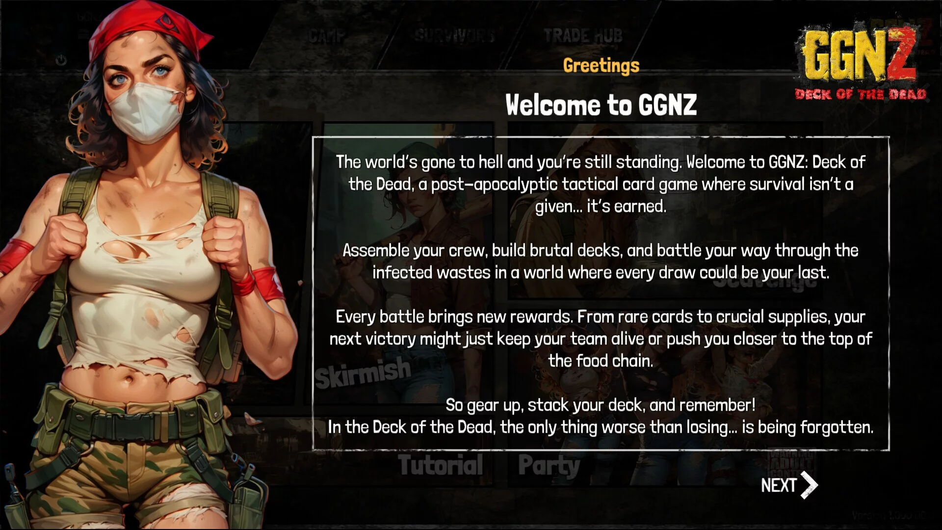 Изображение игры: GGnZ: Deck of the Dead