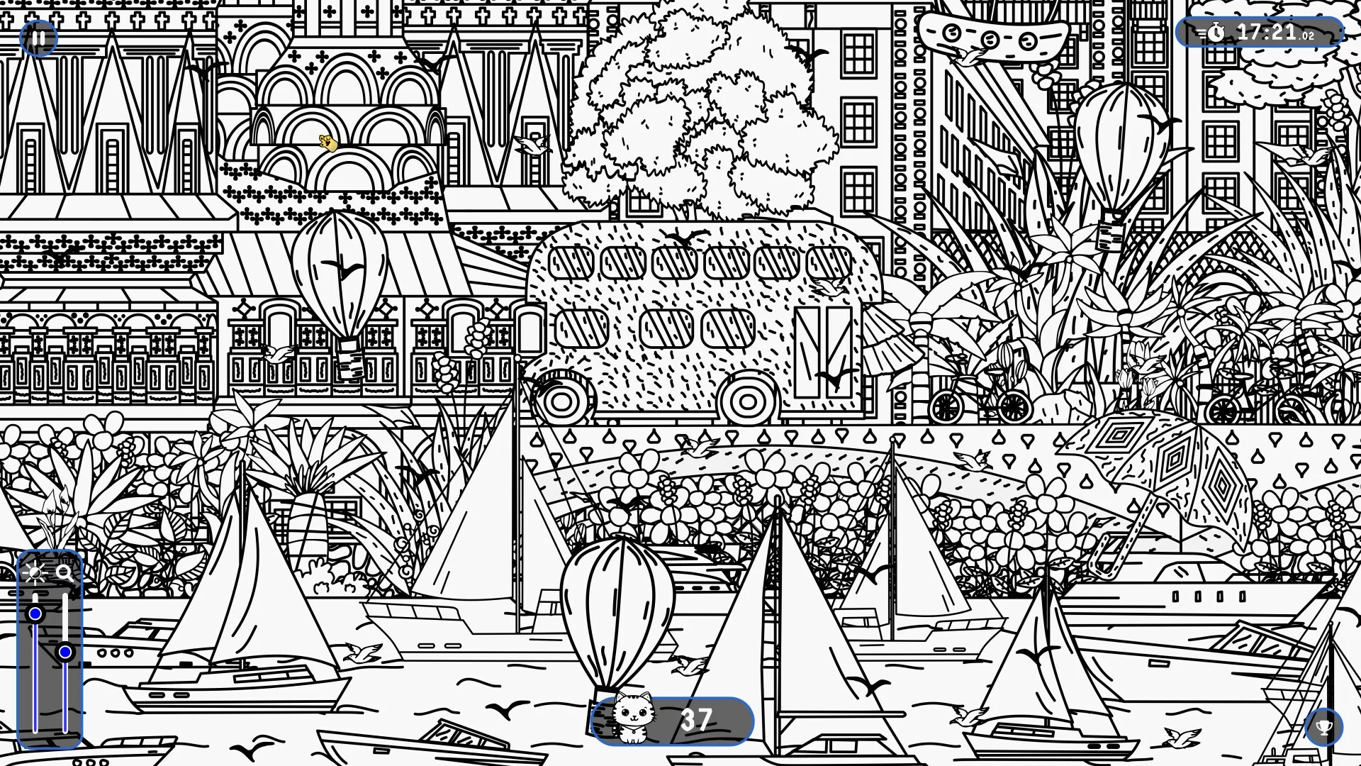 Изображение игры: 101 Cats Hidden in Moscow