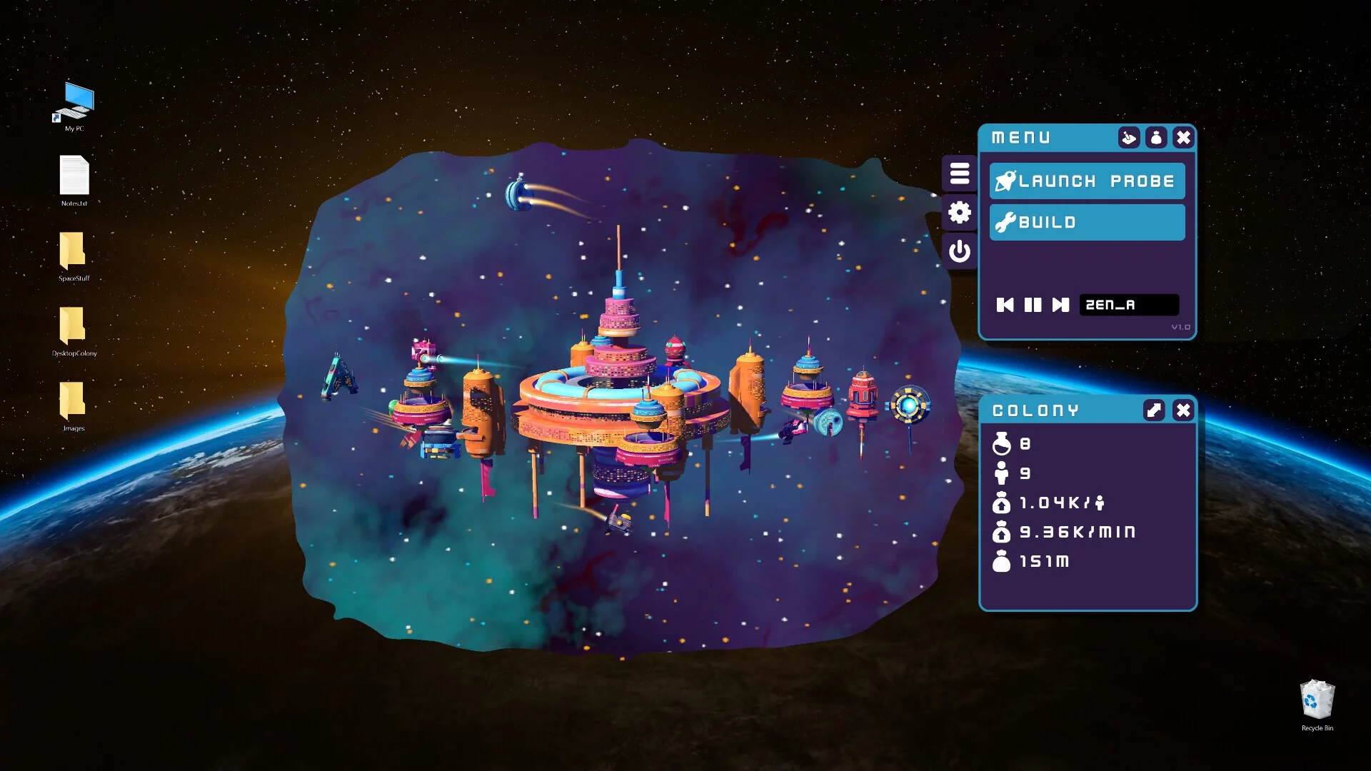 Изображение игры: Desktop Colony