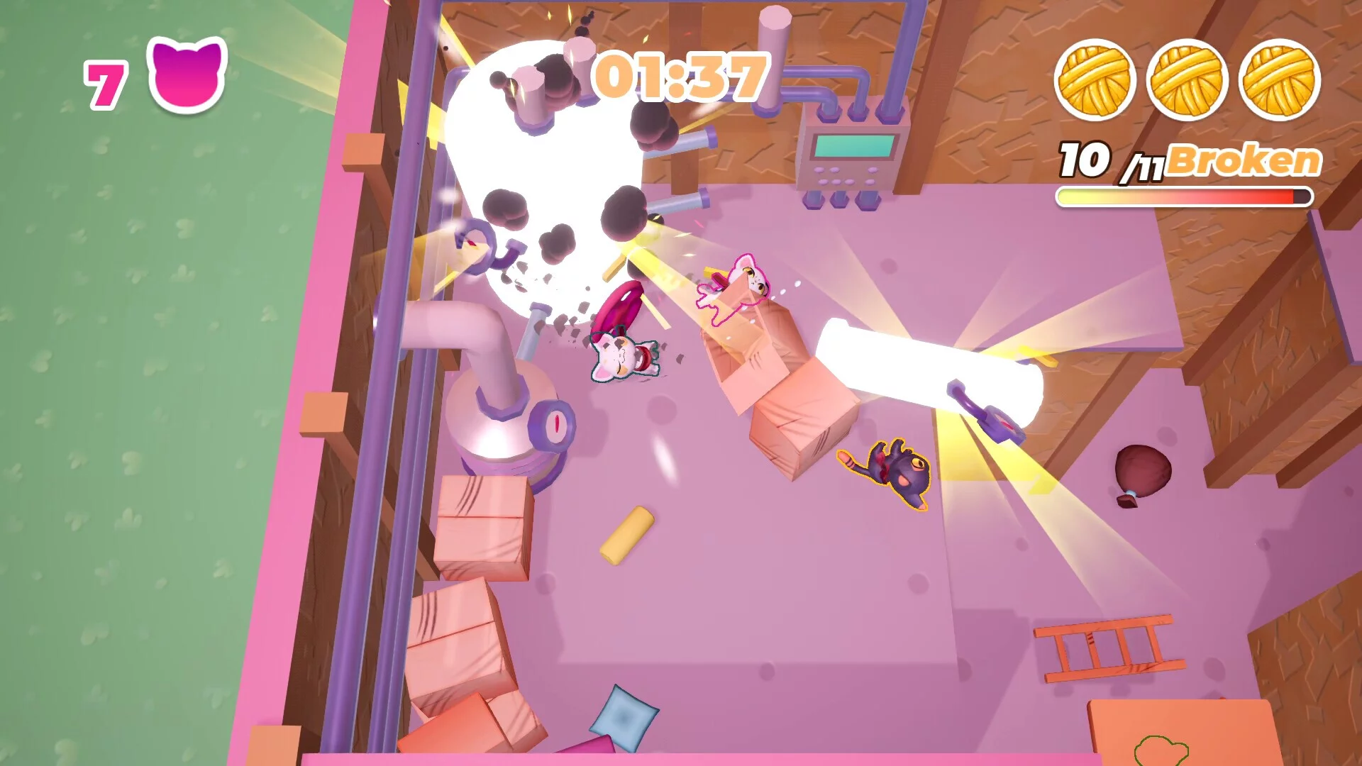 Изображение игры: Neko Neko Rampage