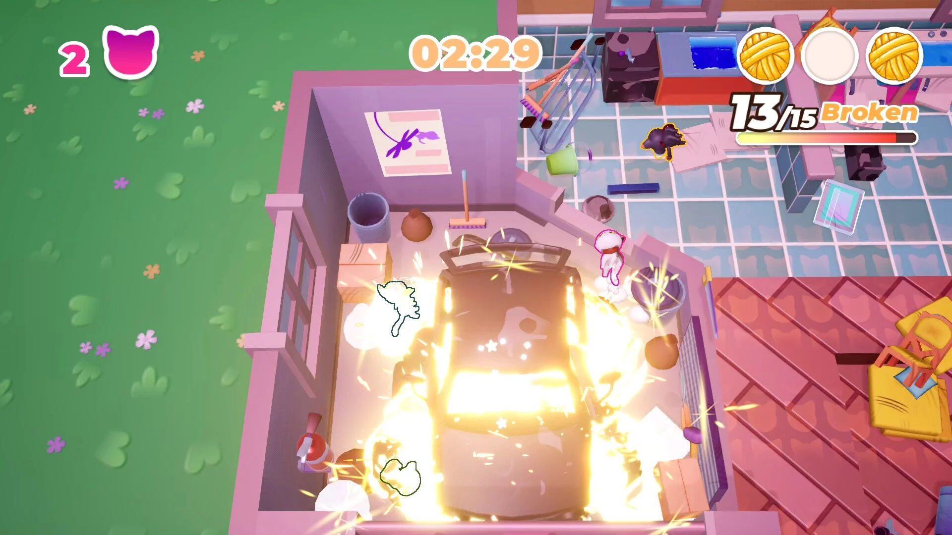 Изображение игры: Neko Neko Rampage