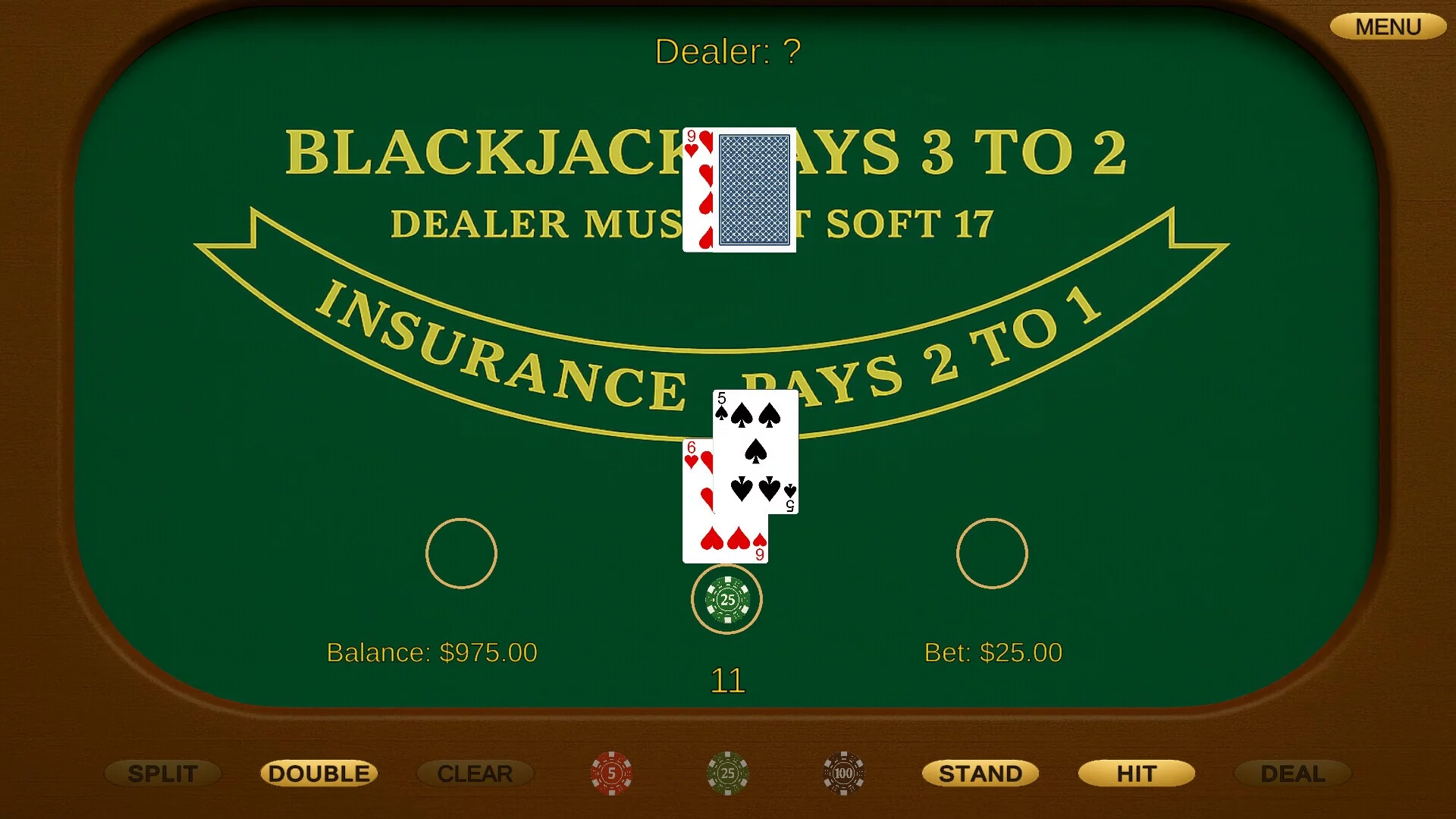 Изображение игры: Classic Blackjack