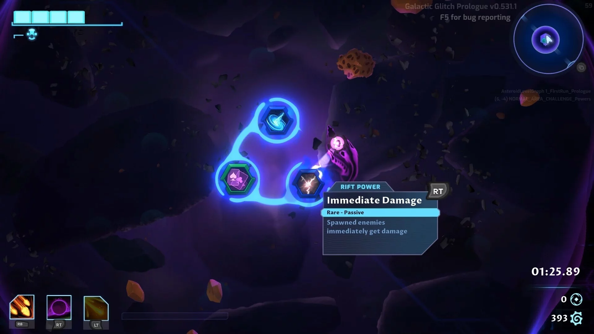 Изображение игры: Galactic Glitch: Prologue