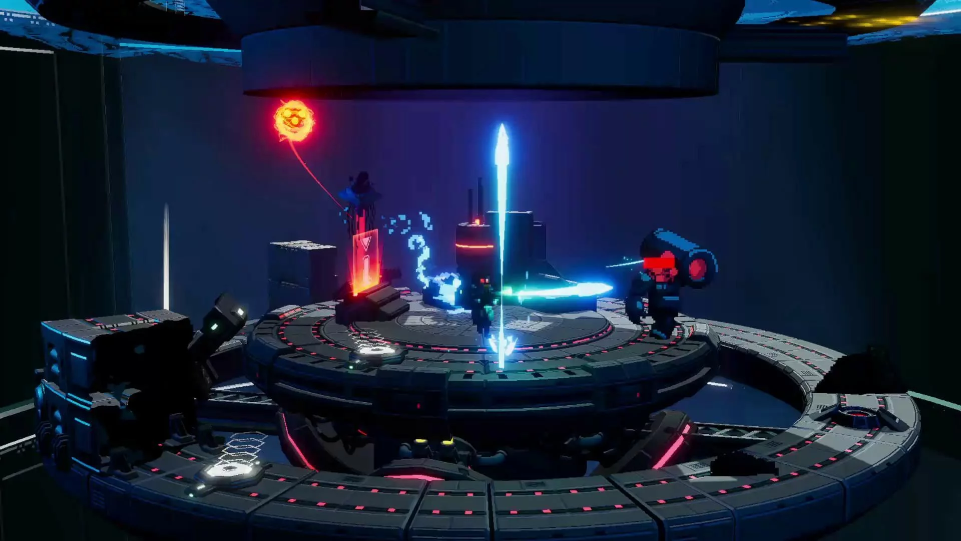 Изображение игры: Orbital Bullet – The 360° Rogue-lite