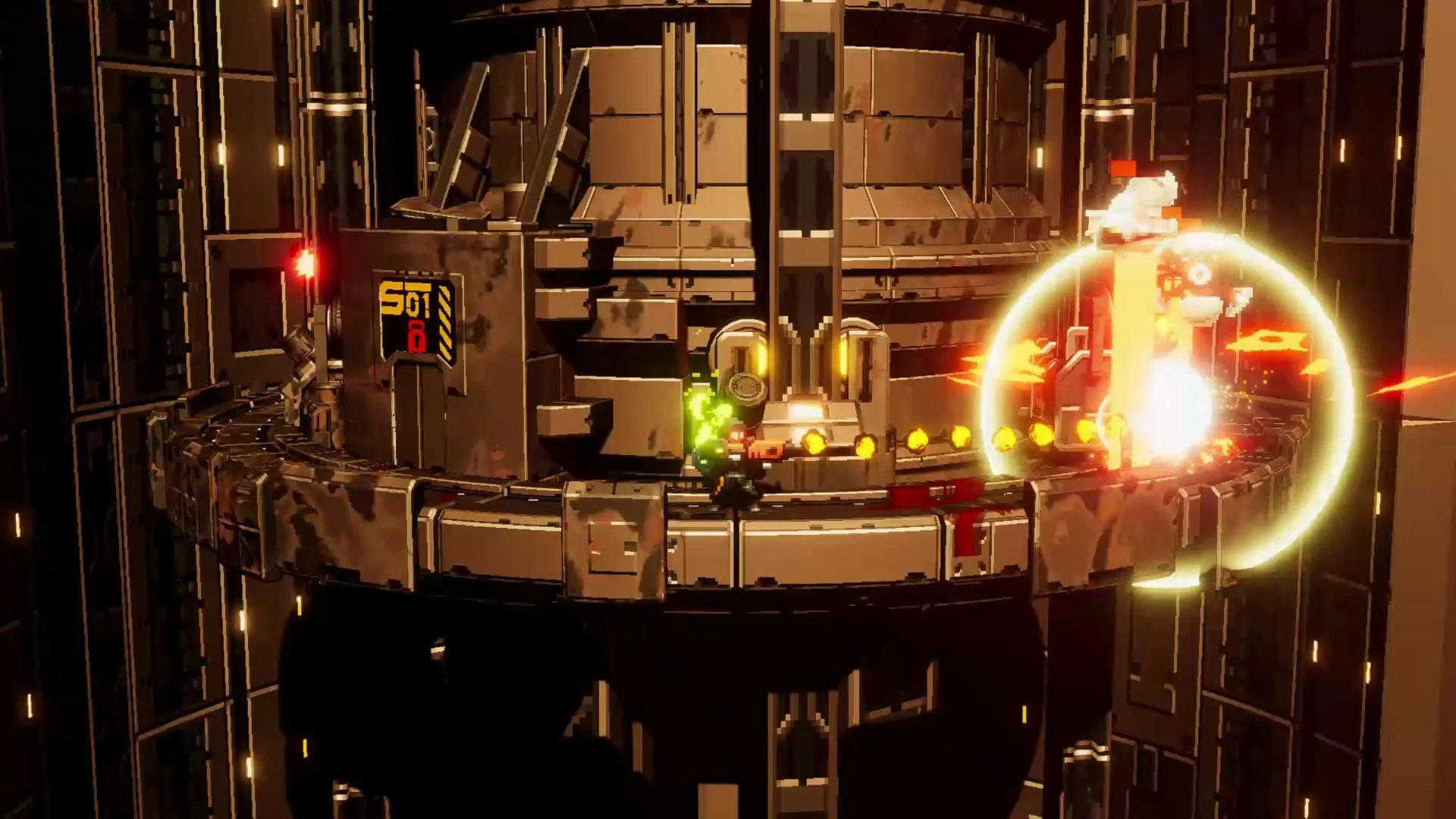 Изображение игры: Orbital Bullet – The 360° Rogue-lite