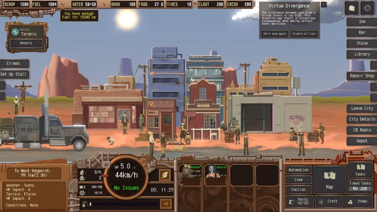 Изображение игры: Dustland Delivery