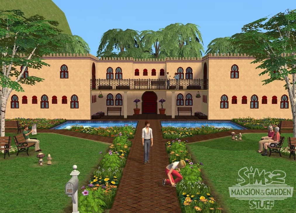 Изображение игры: The Sims 2: Mansion & Garden Stuff
