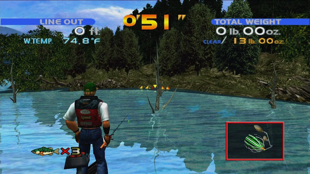 Изображение игры: SEGA Bass Fishing