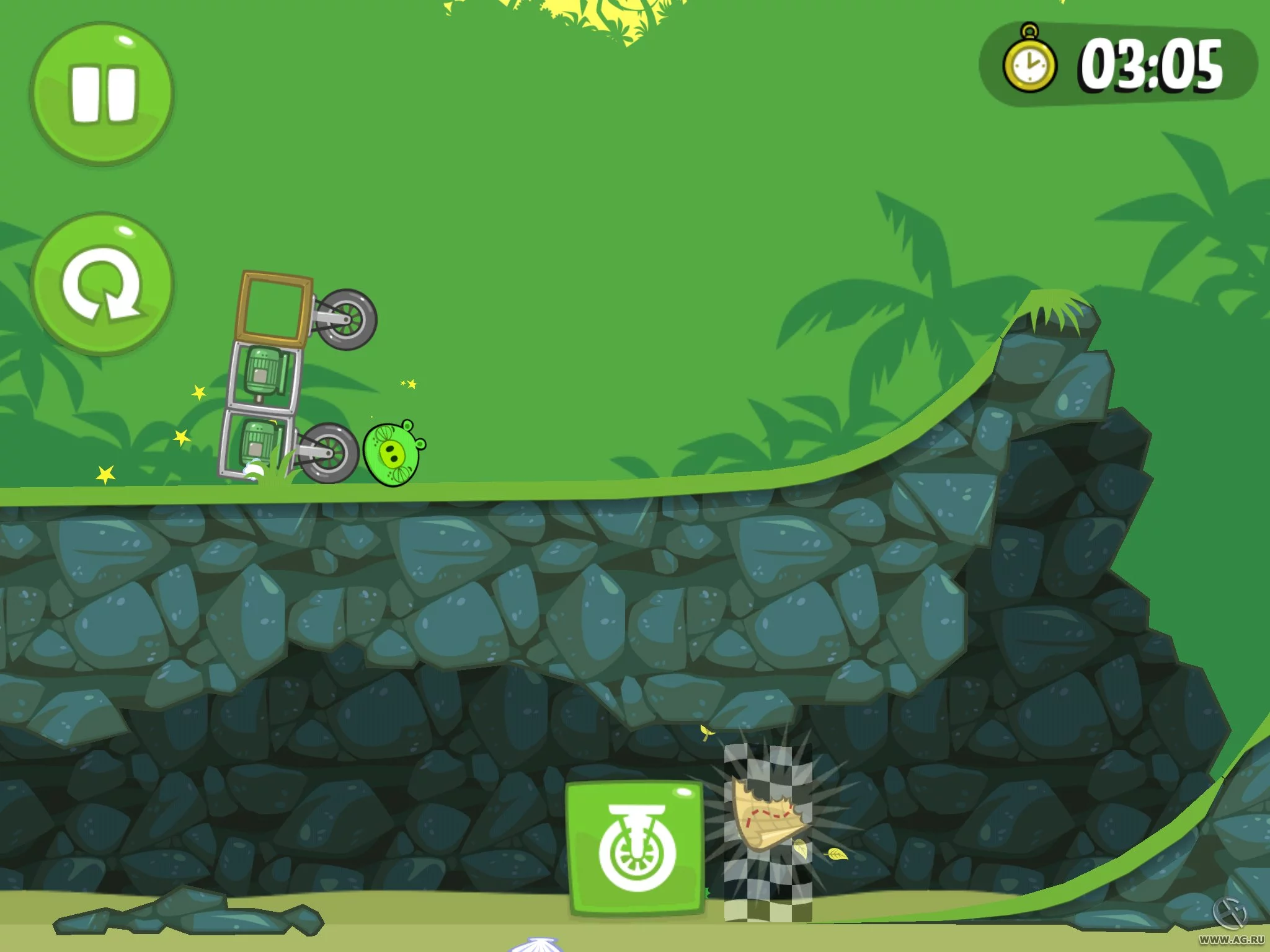 Изображение игры: Bad Piggies