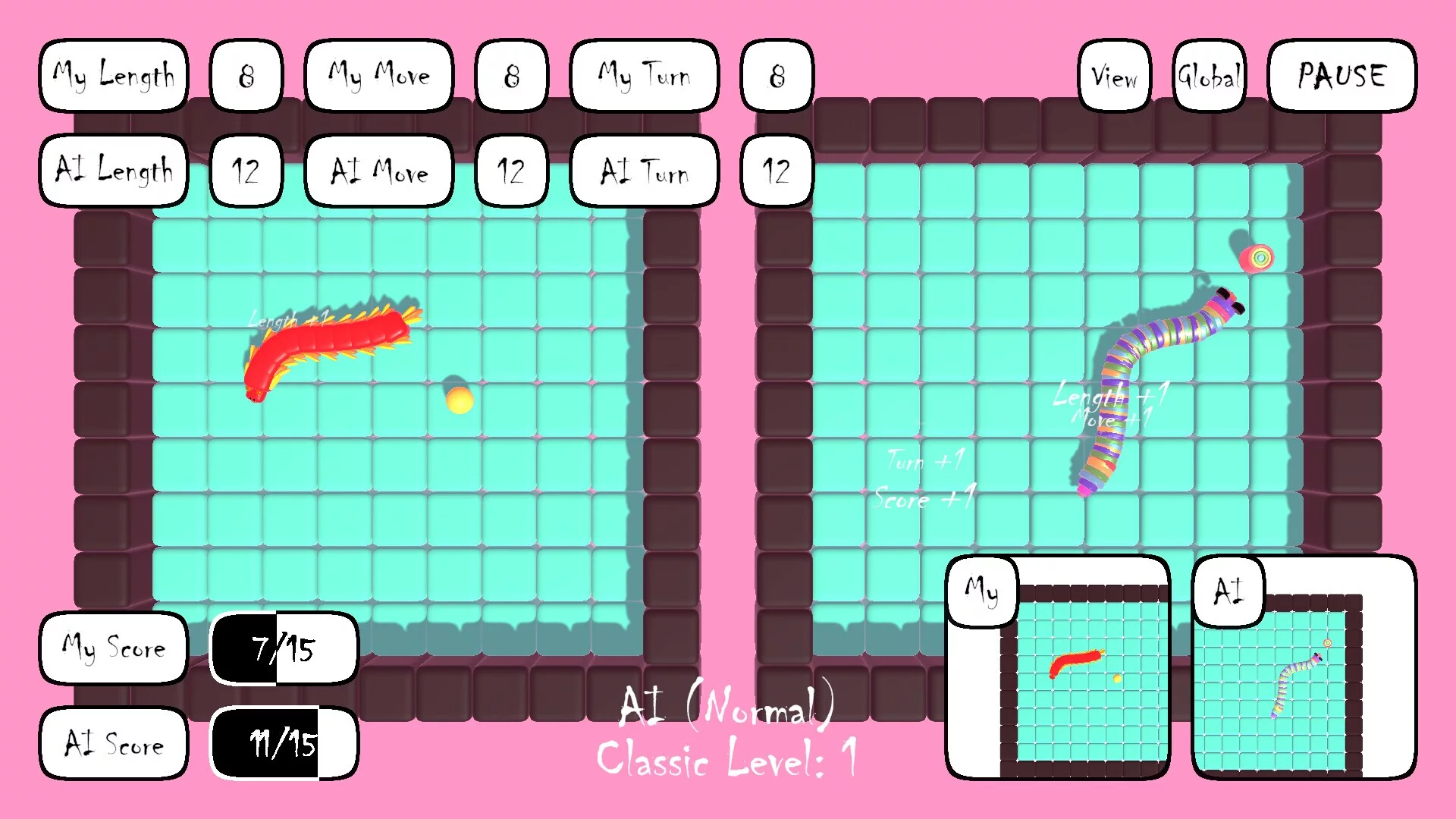 Изображение игры: AI Snake
