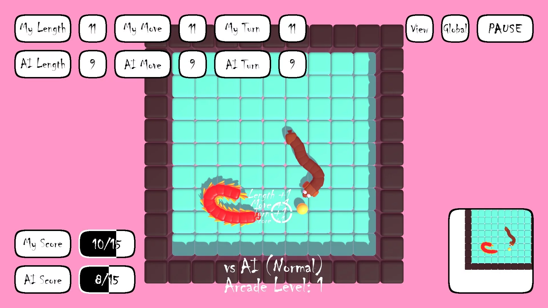 Изображение игры: AI Snake