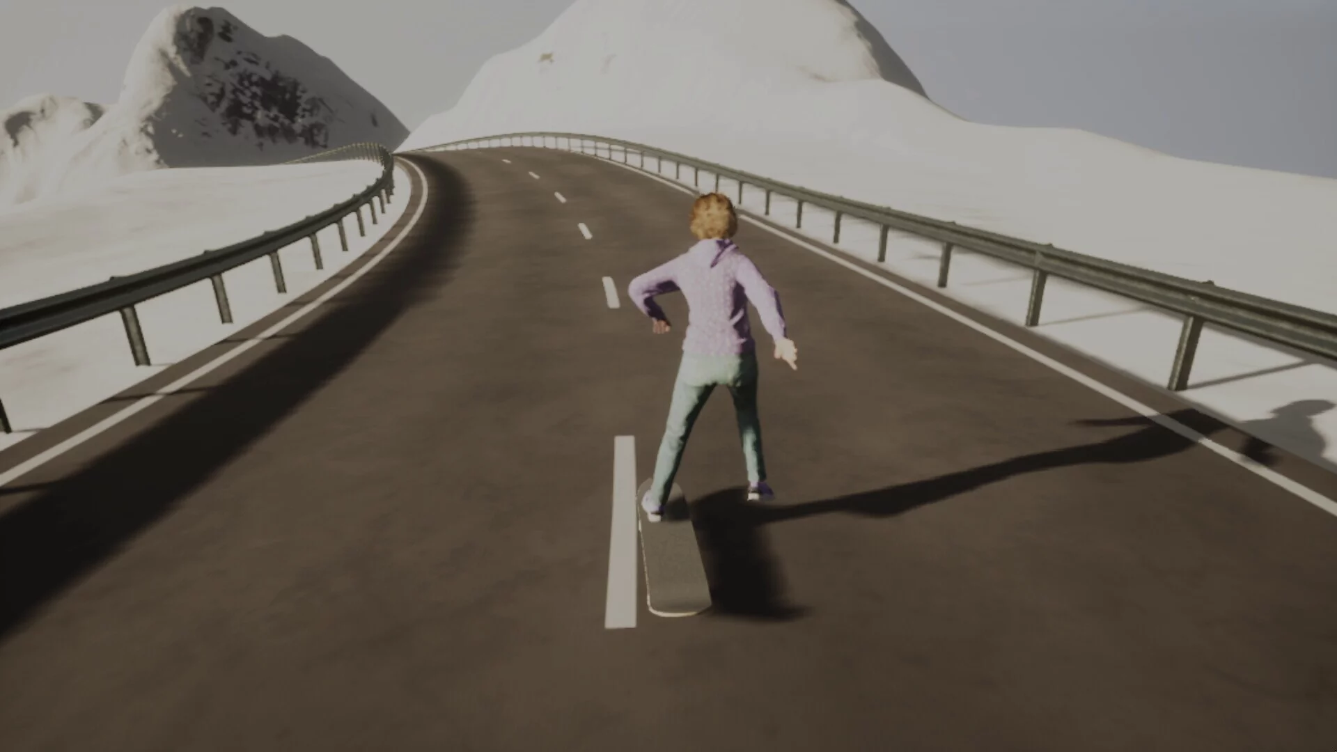 Изображение игры: Alpine Skater
