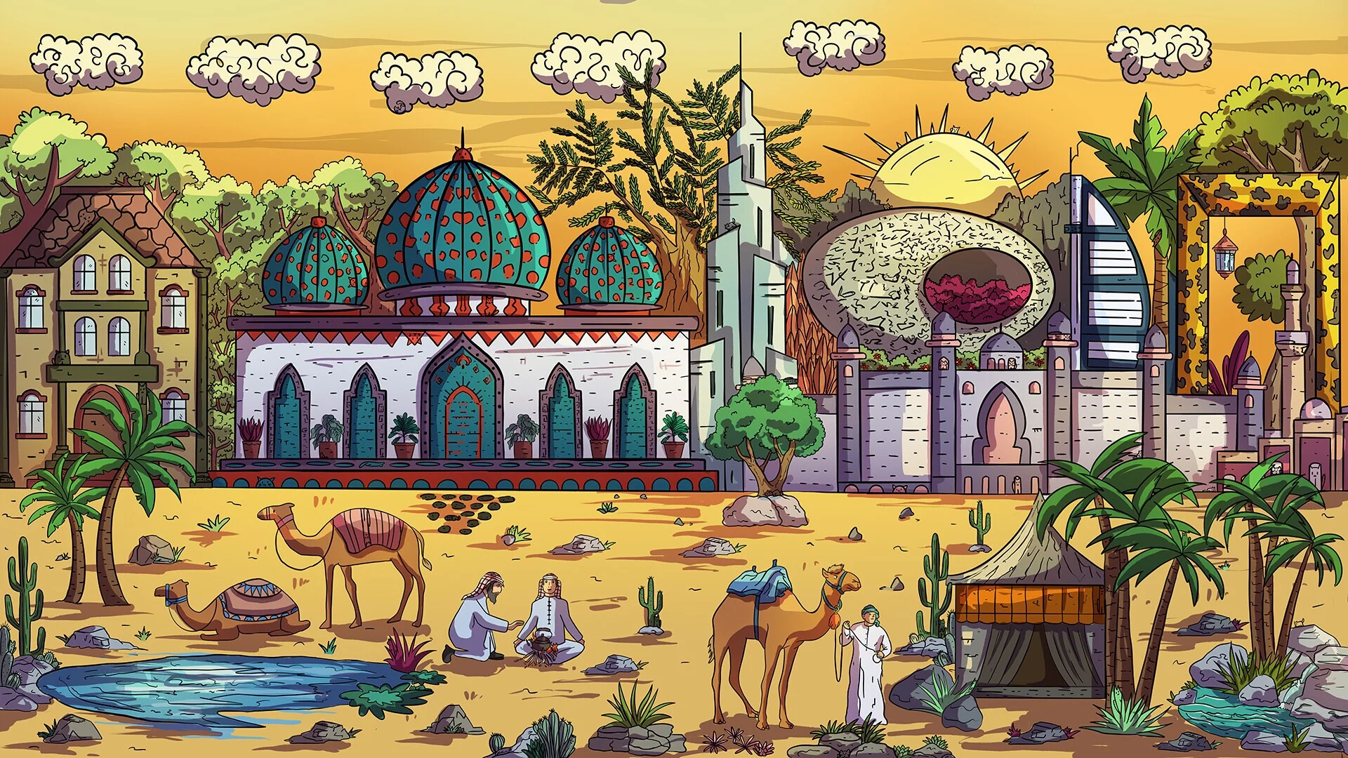 Изображение игры: 100 Dubai Cats