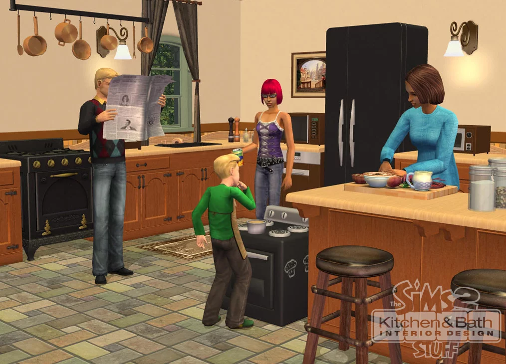 Изображение игры: The Sims 2: Kitchen & Bath Interior Design Stuff