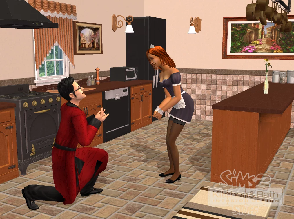 Изображение игры: The Sims 2: Kitchen & Bath Interior Design Stuff