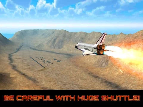Изображение игры: Space Shuttle Landing Simulator 3D Free