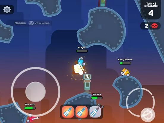 Изображение игры: Mad Royale.io - Tank Battle