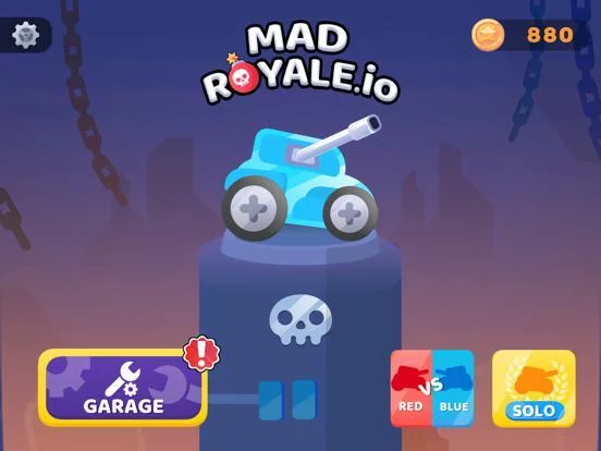 Изображение игры: Mad Royale.io - Tank Battle