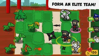 Изображение игры: Ninja Dinosaur Showdown?!