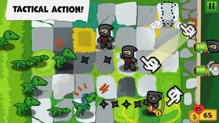 Изображение игры: Ninja Dinosaur Showdown?!
