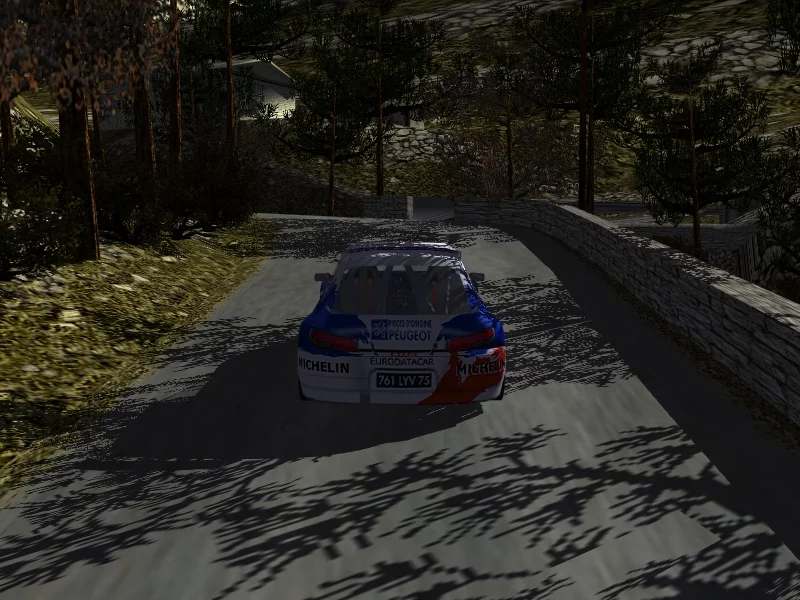Изображение игры: Rally Racing Simulation