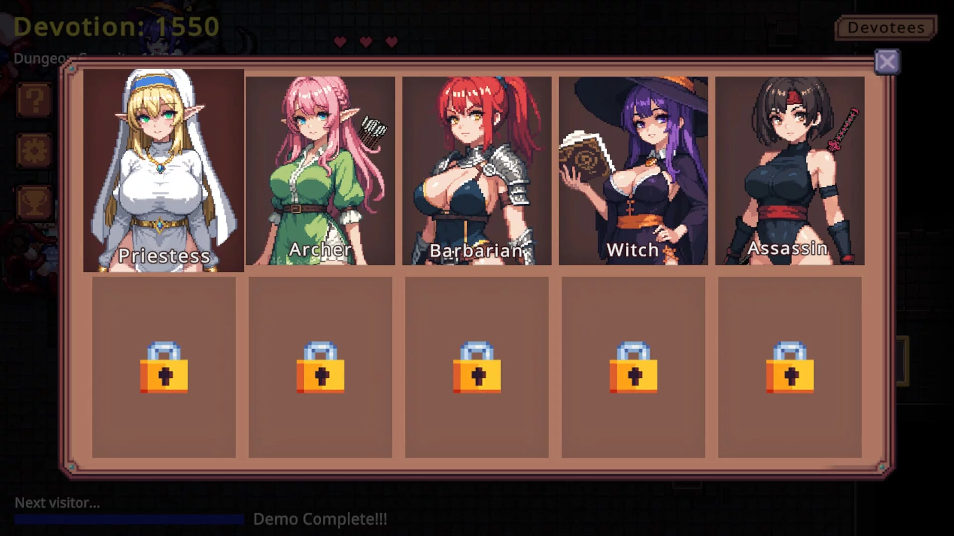 Изображение игры: Dungeon Devotion