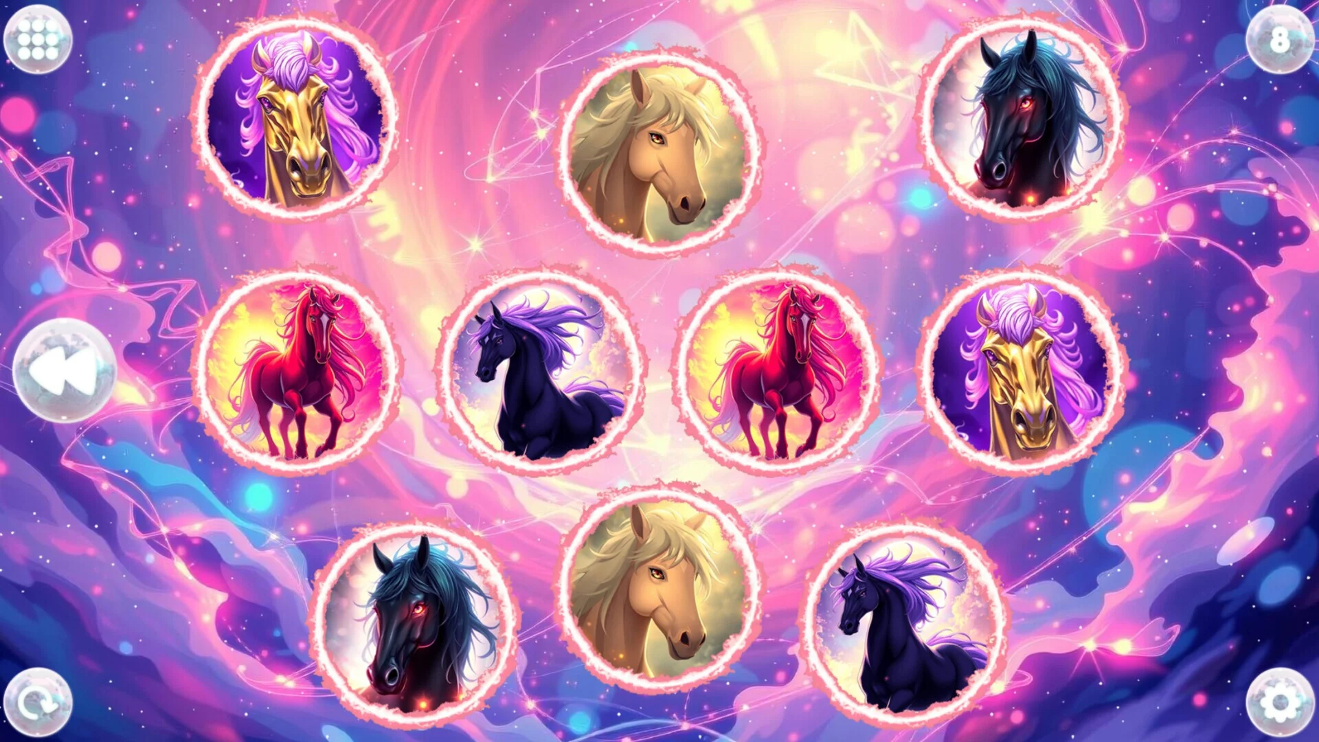 Изображение игры: Anime Dream Match: Horses