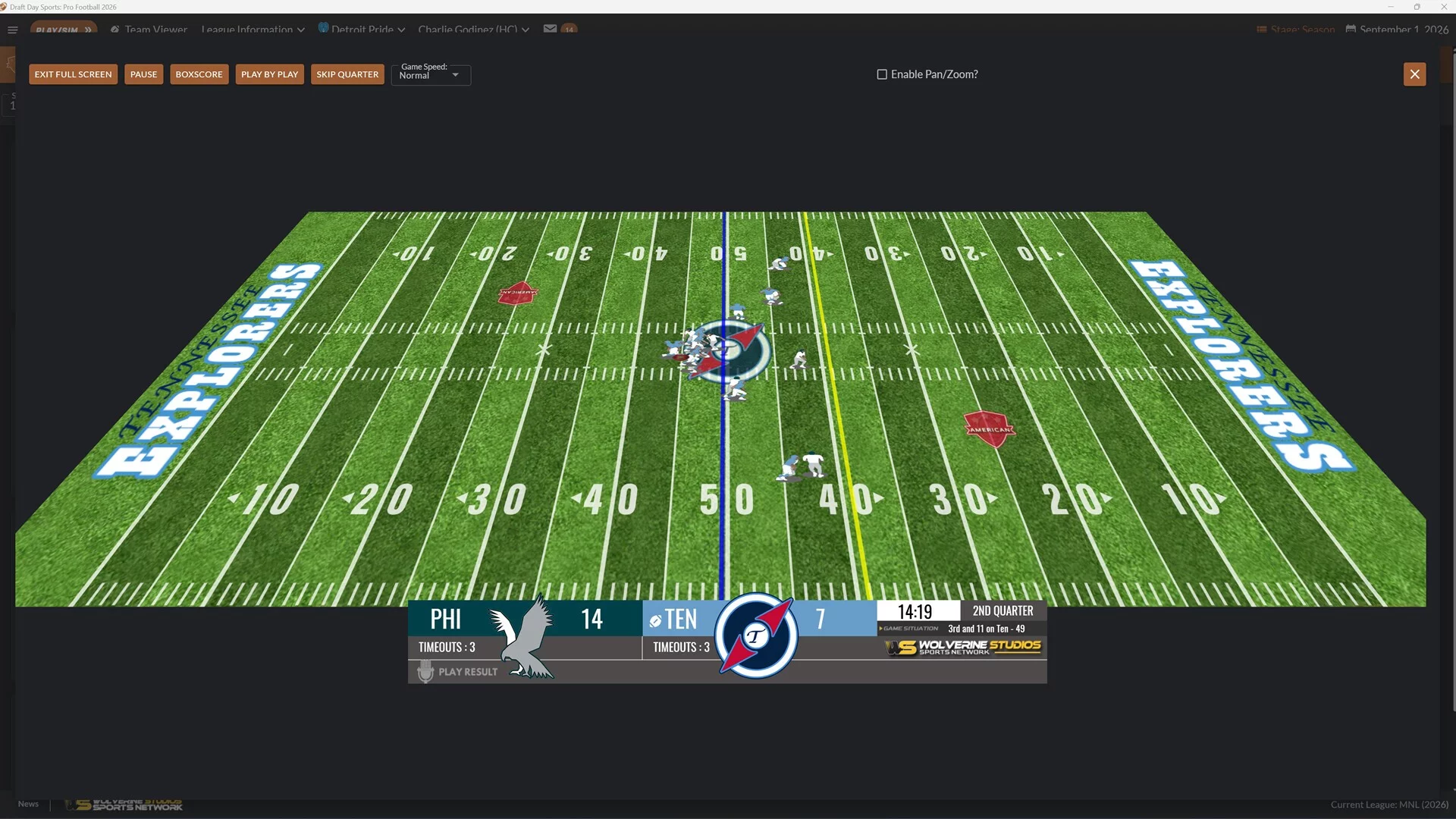 Изображение игры: Draft Day Sports: Pro Football 2026