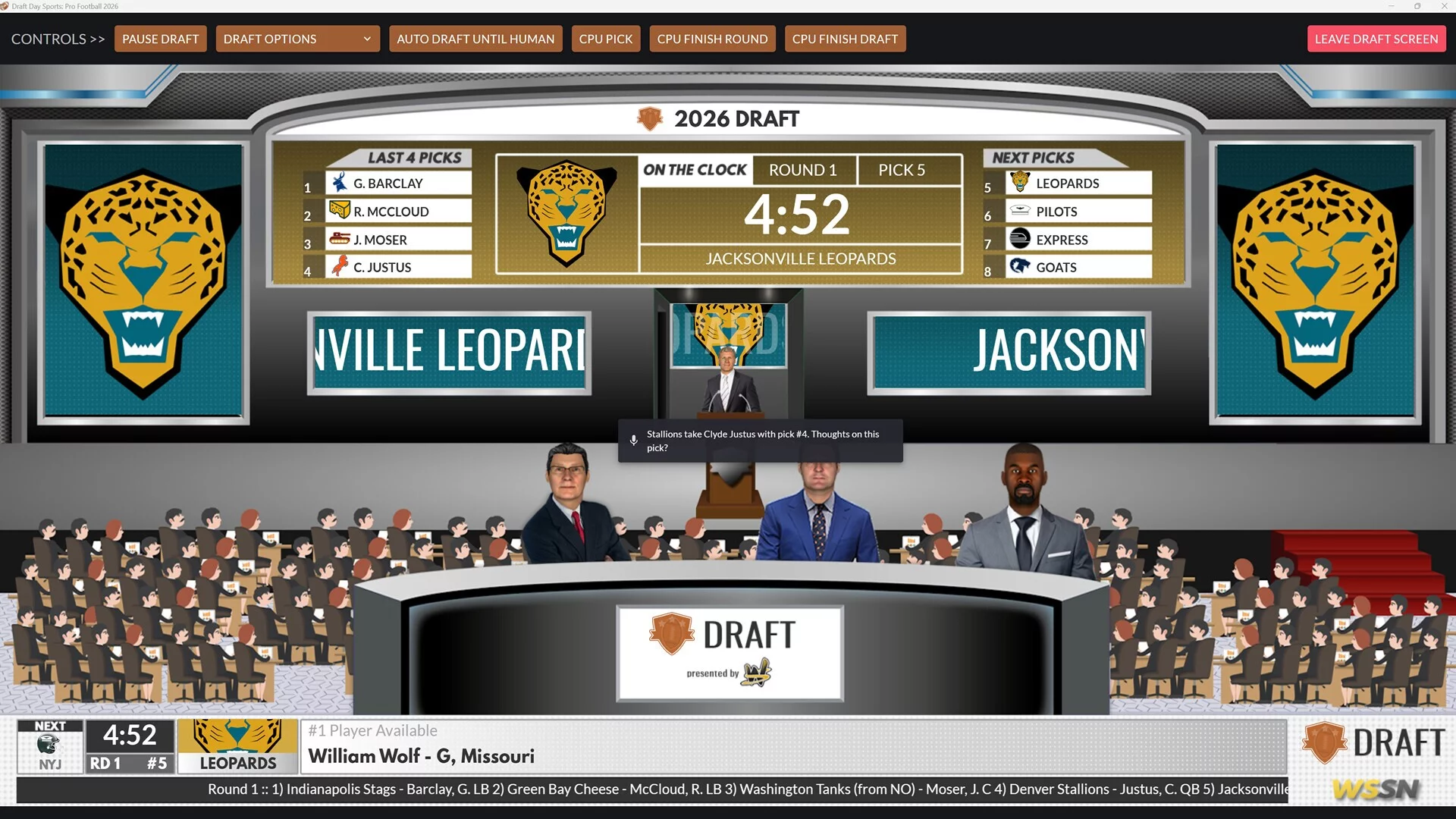 Изображение игры: Draft Day Sports: Pro Football 2026