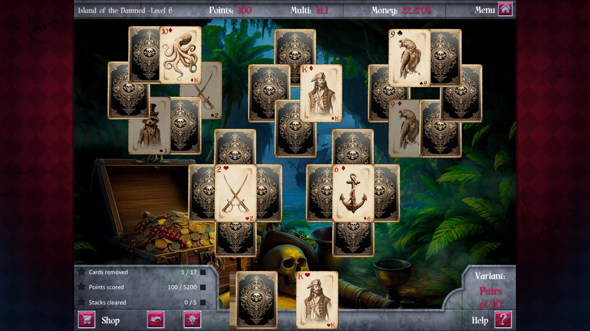 Изображение игры: Eternal Night - Spooky Solitaire