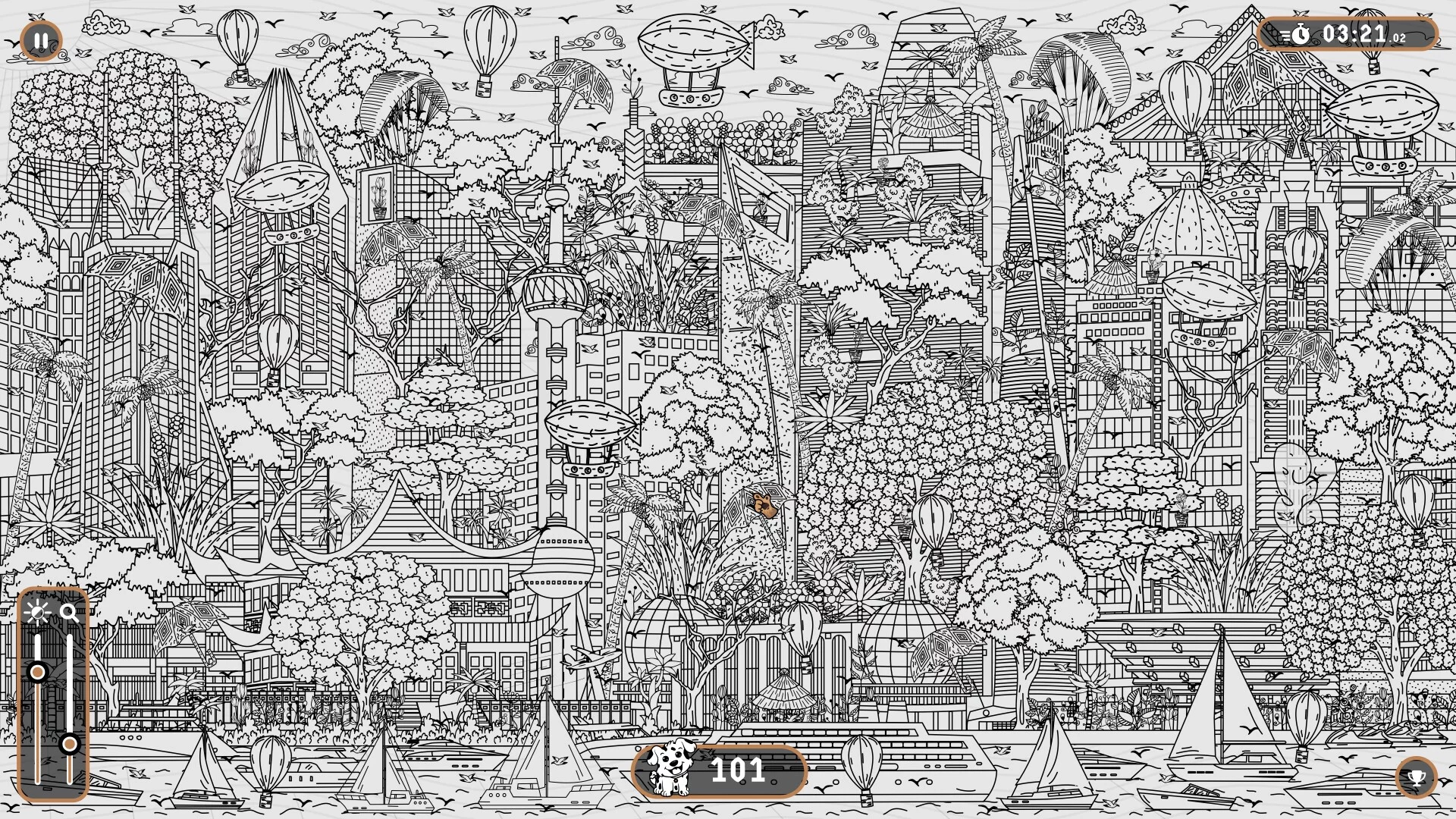 Изображение игры: 101 Dogs Hidden in Shanghai