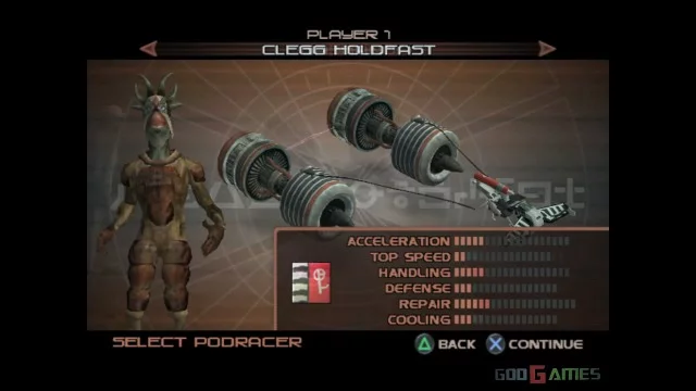 Изображение игры: Star Wars: Racer Revenge