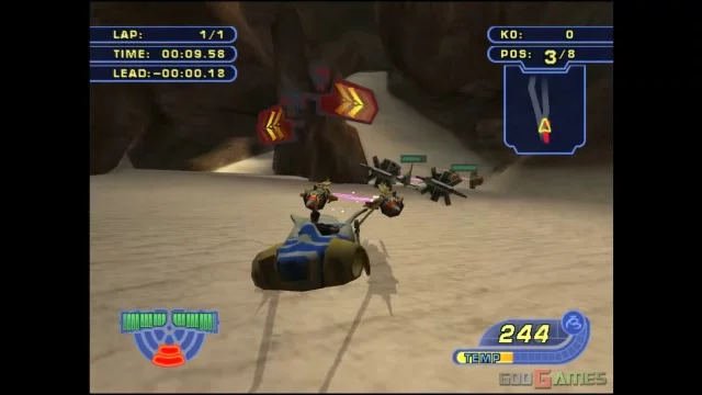 Изображение игры: Star Wars: Racer Revenge