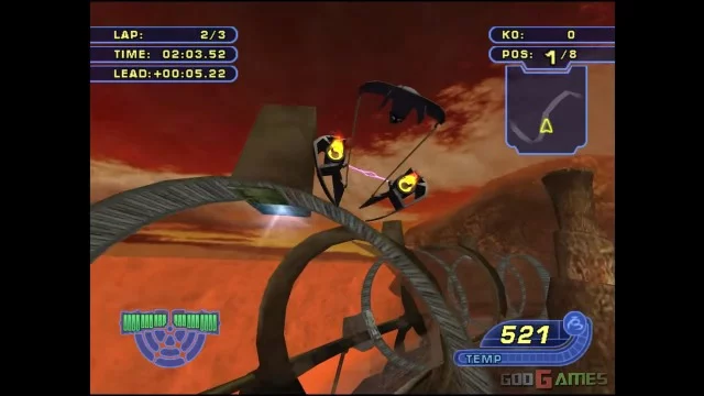 Изображение игры: Star Wars: Racer Revenge